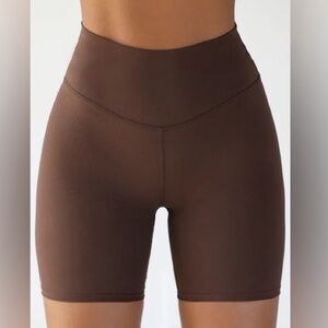 Joah Brown Minky Brown Ribbed Shorts